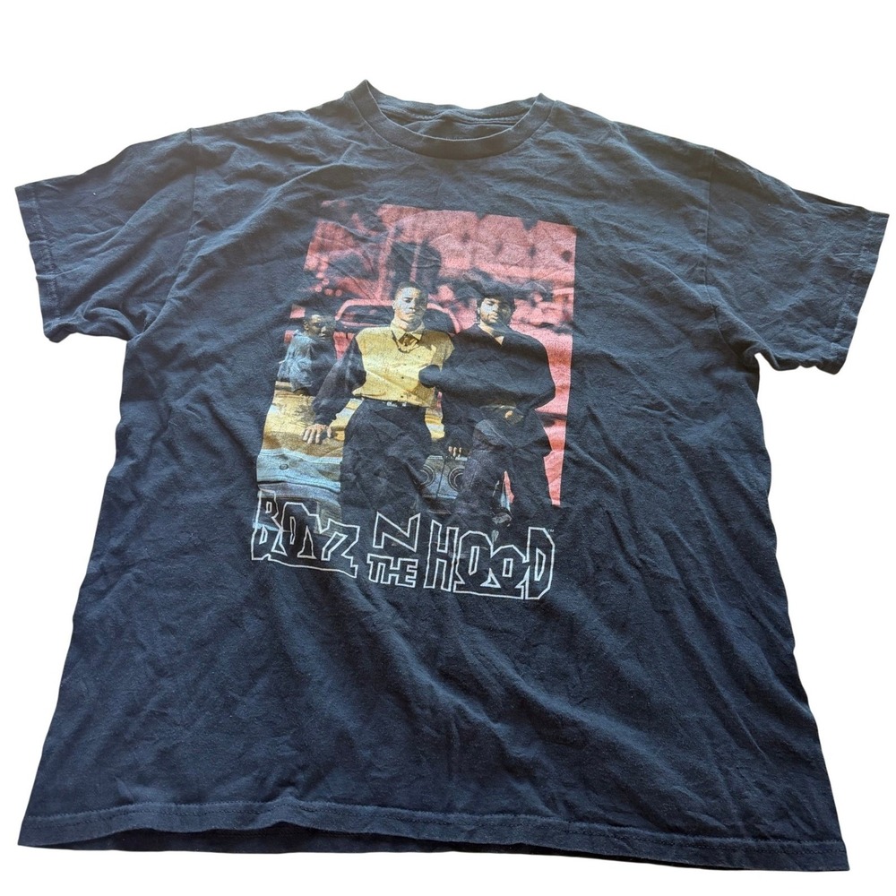 Vintage Boyz N The Hood Mens Movie T-Shirt L‎ Black Streetwear Ice CubeTee